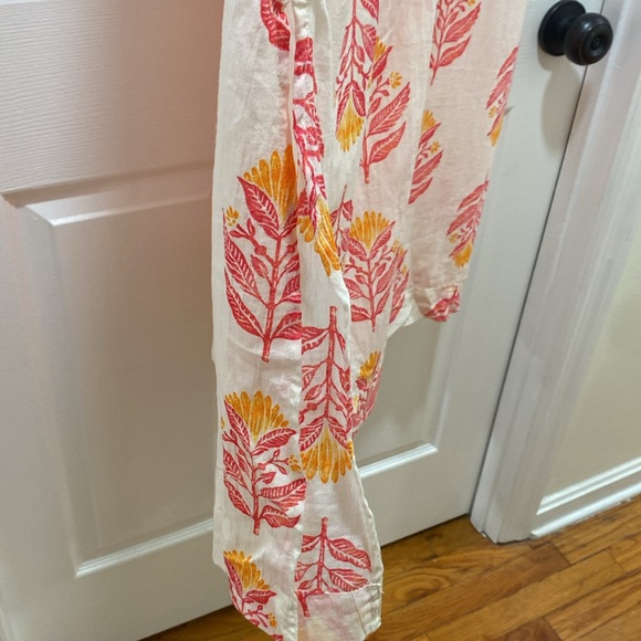 Old Navy Tie Strap V Neck Maxi Dress w/ side split - Picture 6 of 9